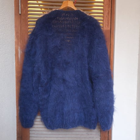"BAA COSTUME MFG." / king  mohair  sweater / navy