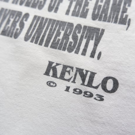90's anvil / old print tee "P"