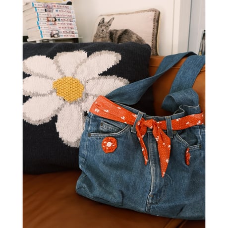70s levi's denim remake bag