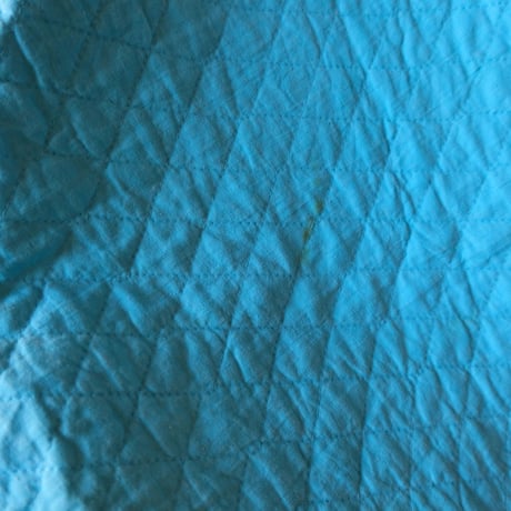 50-60s vintage / check quilting skirt