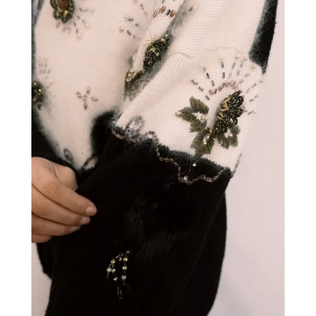 design knit cardigan