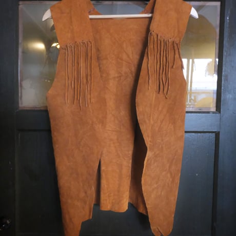 fringe leather vest