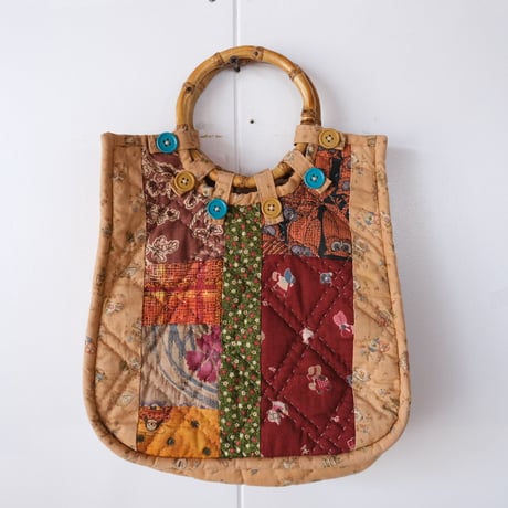patchwork hand bag