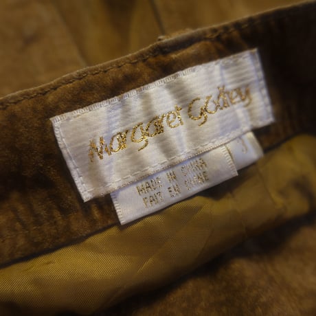 leather flare pants with tyrol tape