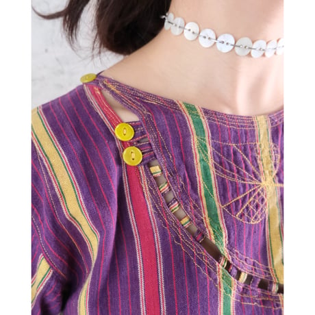 stripe cotton tops