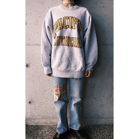 LEE print sweat / made in USA