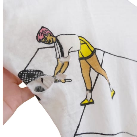 80s vintage tee "tennis"