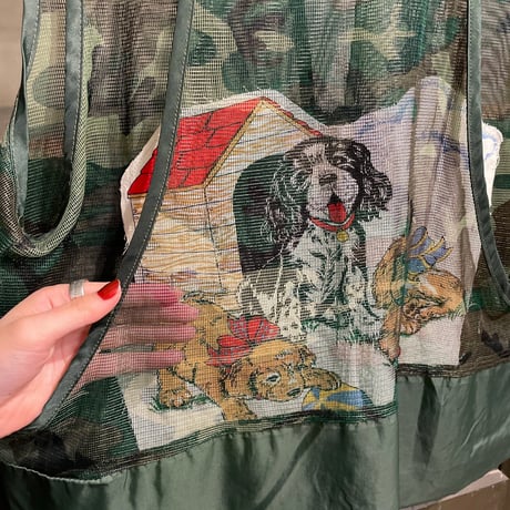 eski. remake / "dog" mesh camo vest