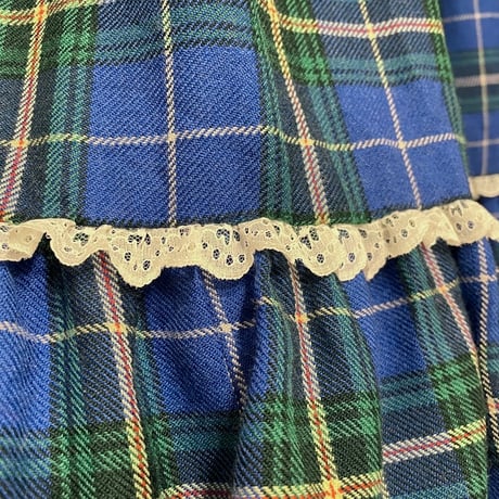 〜70s vitage / check skirt