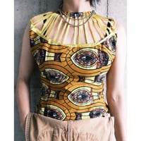 African batik designed halter tops
