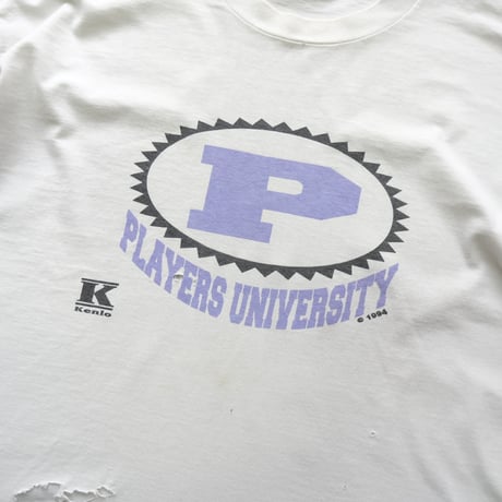 90's anvil / old print tee "P"