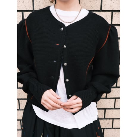 black tyrol cardigan
