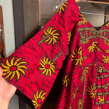 batik tops / red