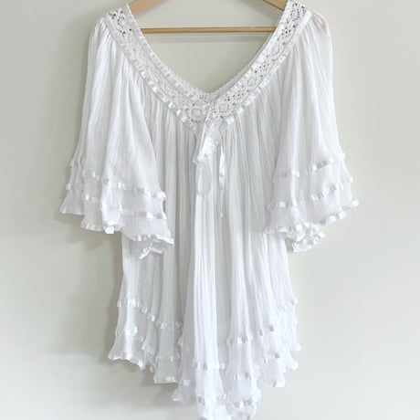 Greece blouse / white