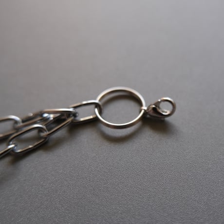 eski. original shell chain necklace "feather"
