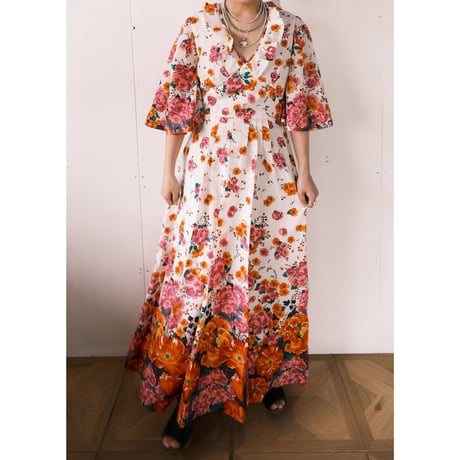 flower print dress