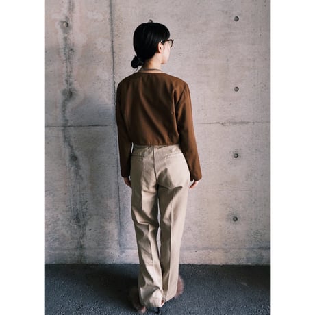 bolero jacket “brown”