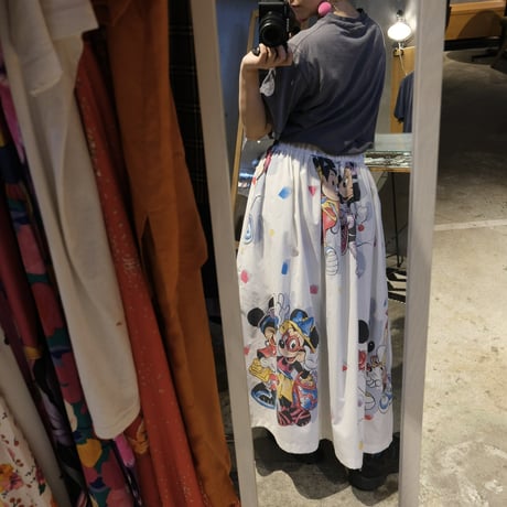 remake skirt / "Mickey × Minnie"