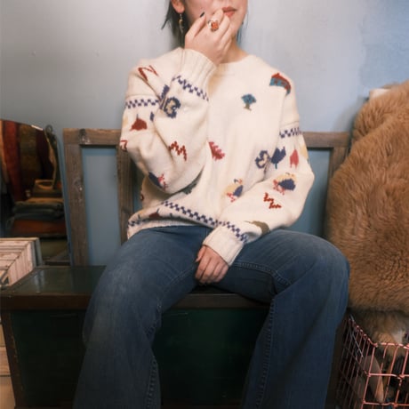 L.L.Bean / wool knit