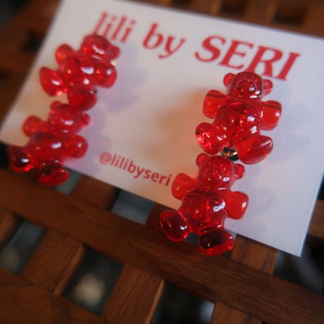 lili by SERI / zoo series "bear"/ red