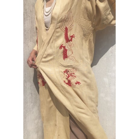 special vintage / KIMONO china gown