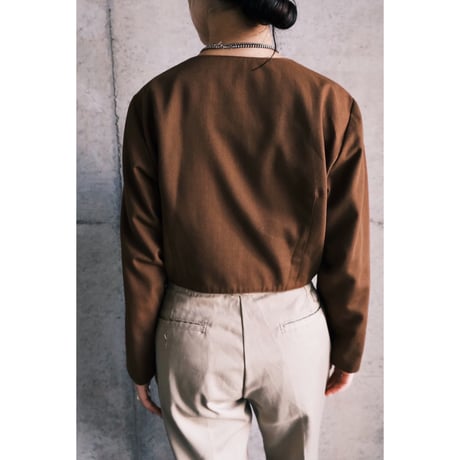 bolero jacket “brown”