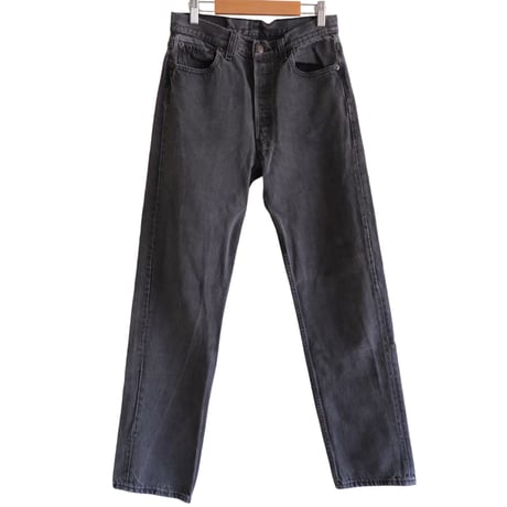 Levi's 501 / black denim / made in USA