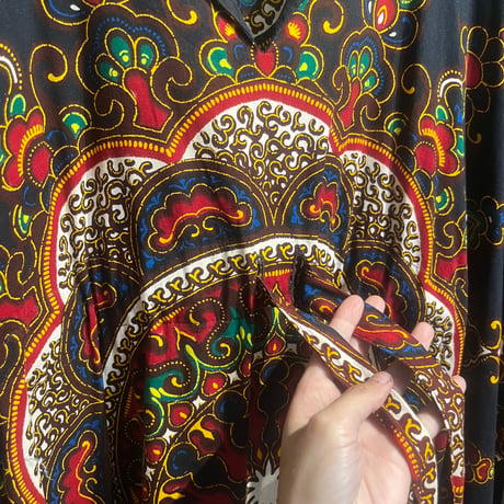 ethnic poncho dress