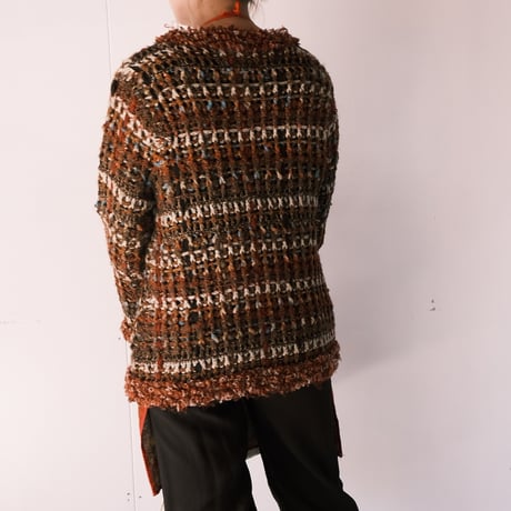 crochet knit jacket