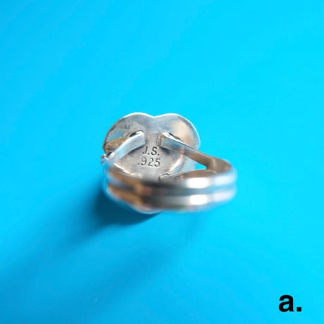 navajo / spiny oyster shell ♡ ring