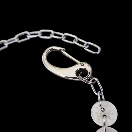 eski. original shell chain "plain" choker & bracelet
