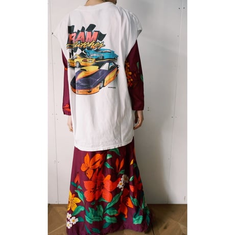 cutoff print tee