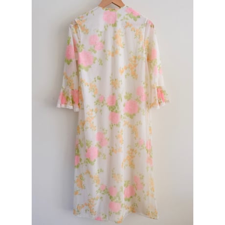 flower sheer dress