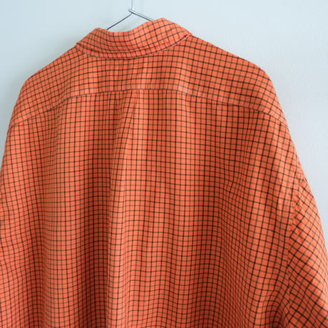 RalphLauren / orange check shirts