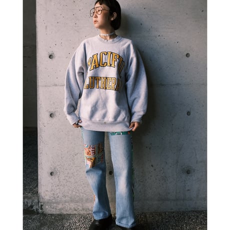 LEE print sweat / made in USA