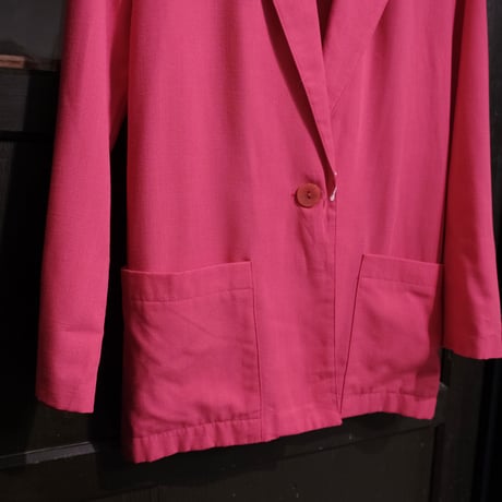 color tailored jacket / pink