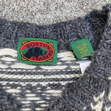 BOSTON TRADERS / snow crystal knit