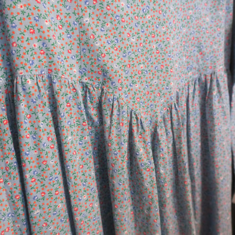 60-70s vintage flower dress