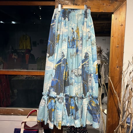 eski. original remake / bed sheet skirt "STAR WARS"