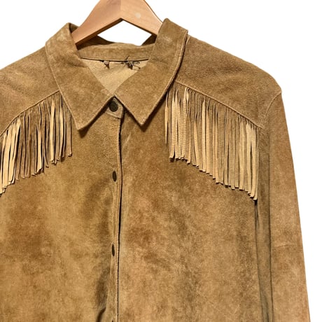 leather shirt with fringe