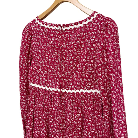 〜70s flower print dress