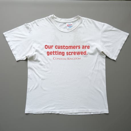 Hanes / olp print tee / white