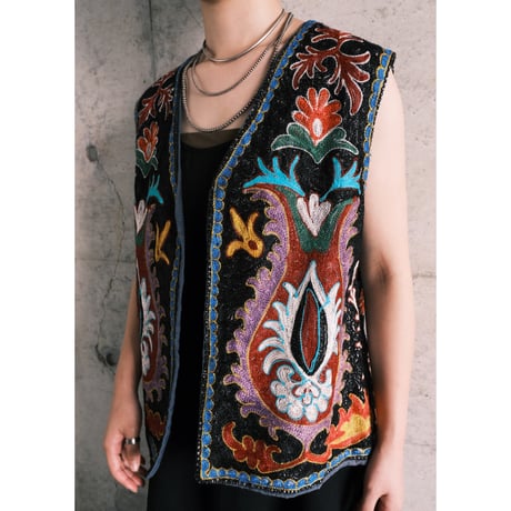 embroidery vest