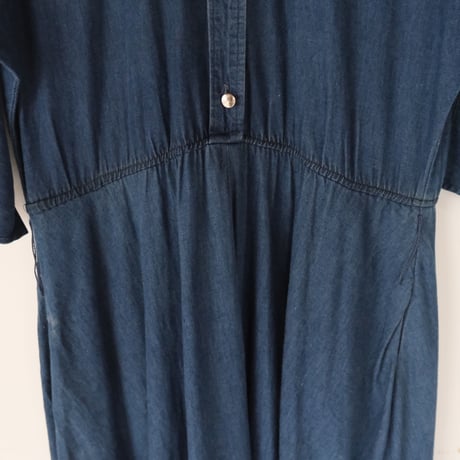 western denim dress with concho