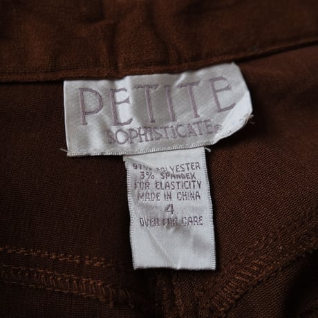 brown velours  pants