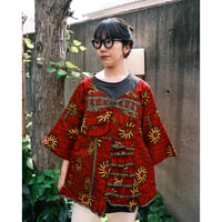 batik tops / red