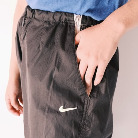 NIKE / nylon pants / cream yellow