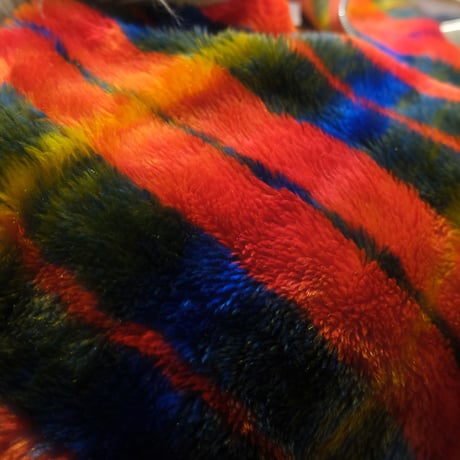 〜60s vintage check poncho