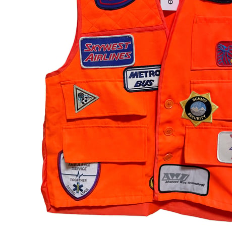 hunting vest with patch