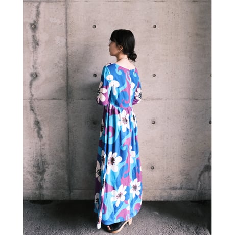 70s flower dress